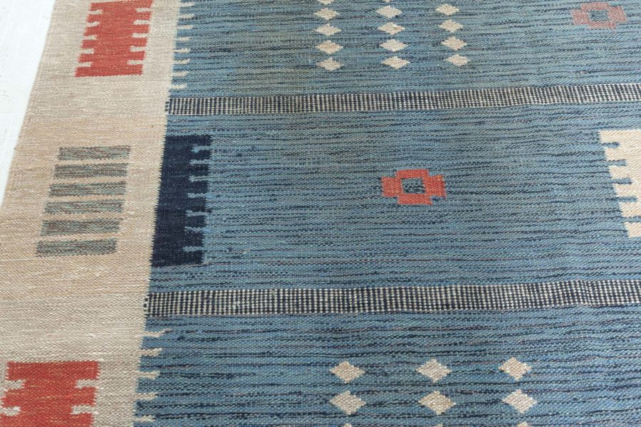 Swedish Flat Weave Rug N12610