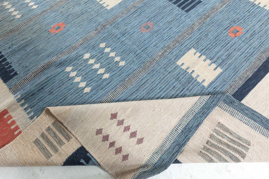 Swedish Flat Weave Rug N12610
