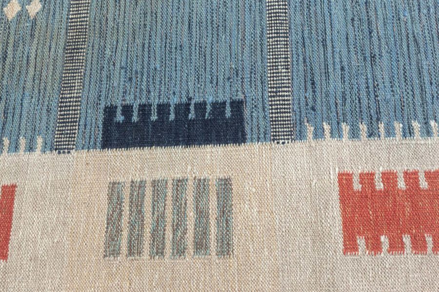 Swedish Flat Weave Rug N12610