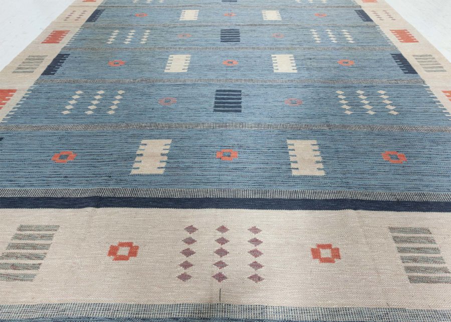 Swedish Flat Weave Rug N12610