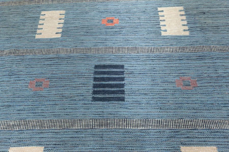 Swedish Flat Weave Rug N12610