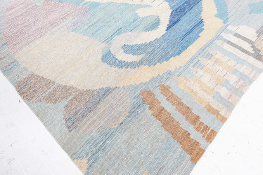 Swedish Flat Weave Rug N12616