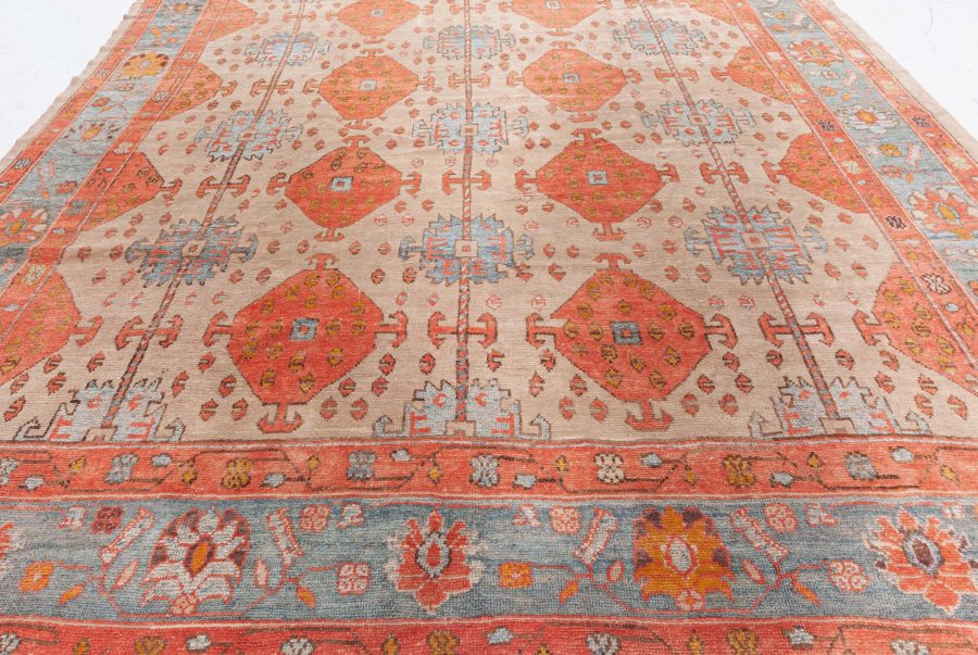 New Turkish Oushak Rug N12627