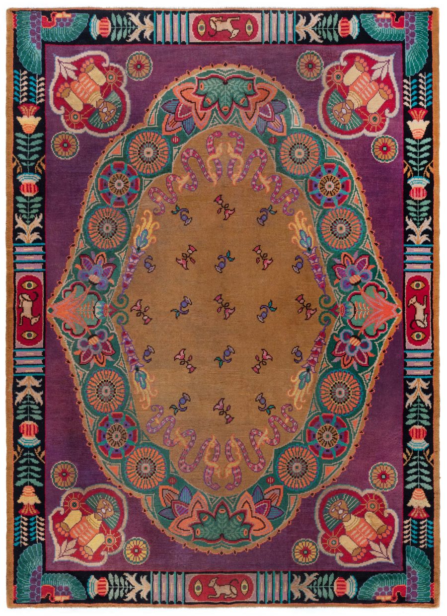 Viennese Art Nouveau Rug BB8260