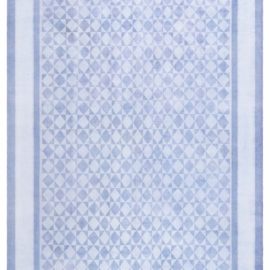 Vintage Indian Geometric Light Gray Flatweave Cotton Rug BB8289