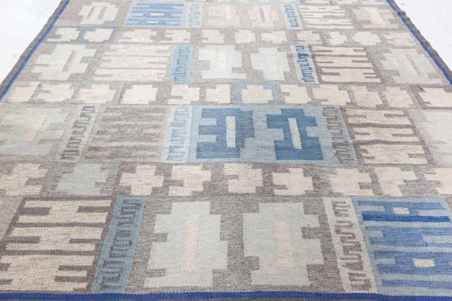 Swedish Flat Woven Rug by Alice Lund BB8302