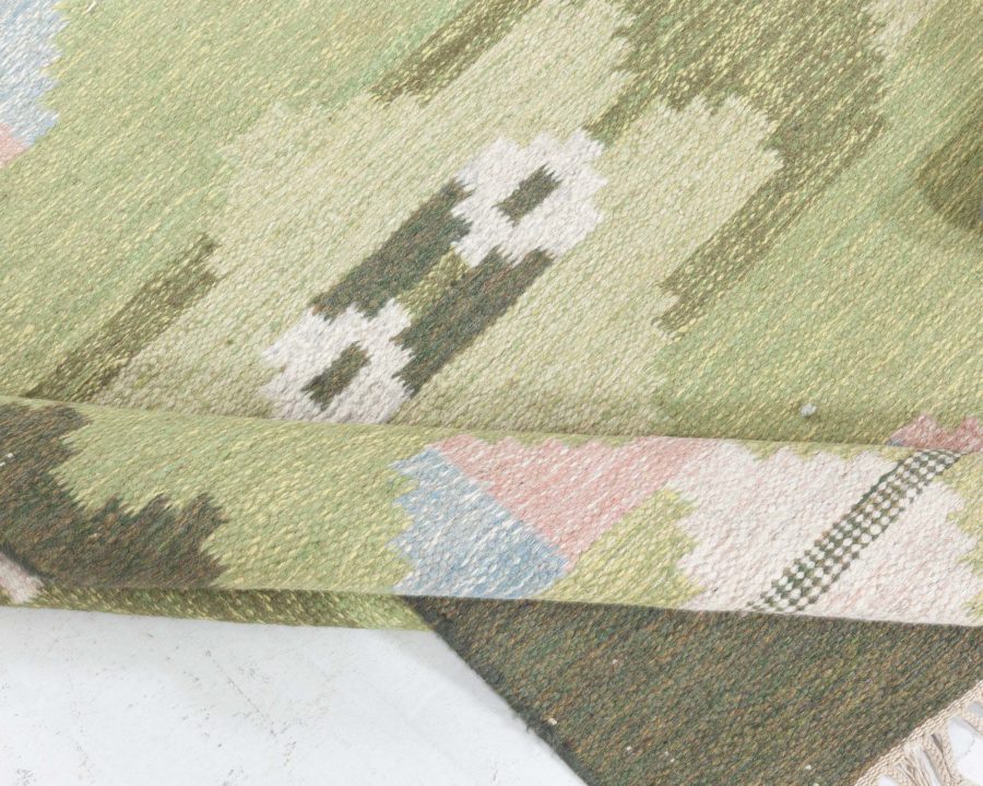 Swedish Flat Woven Rug by Evy Svensson BB8313