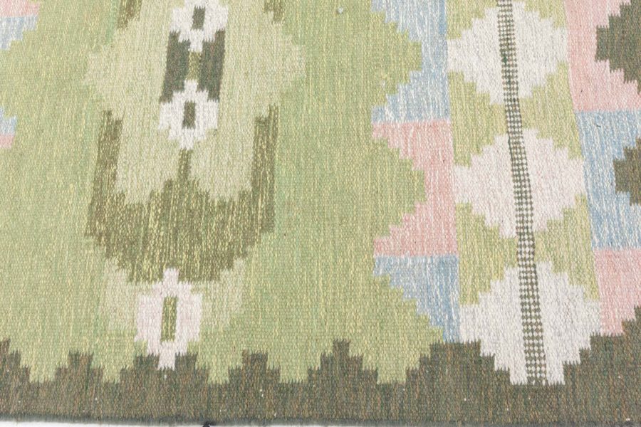 Swedish Flat Woven Rug by Evy Svensson BB8313