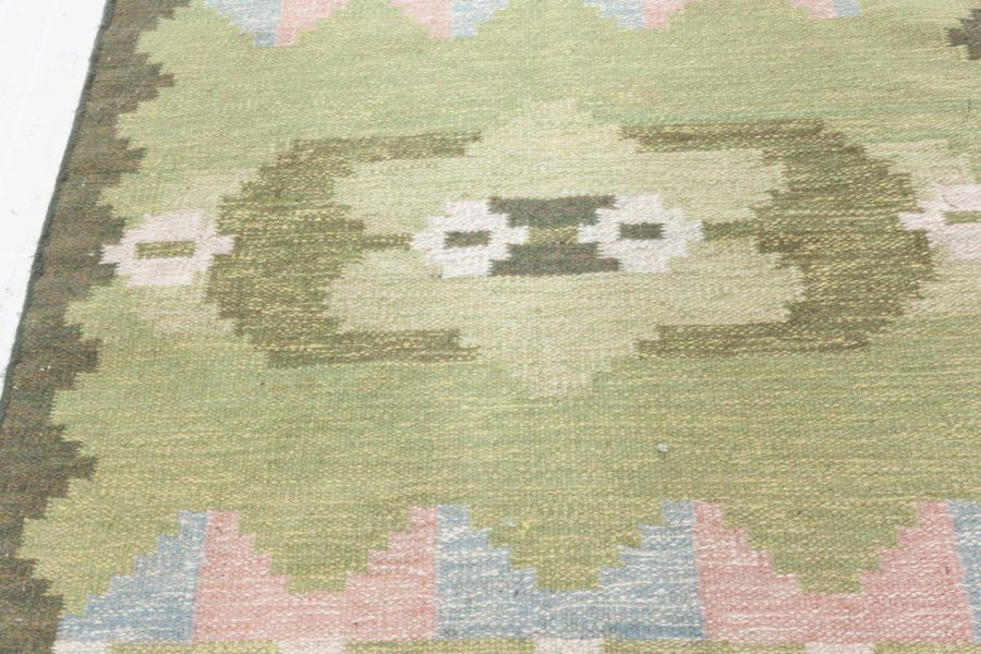 Swedish Flat Woven Rug by Evy Svensson BB8313