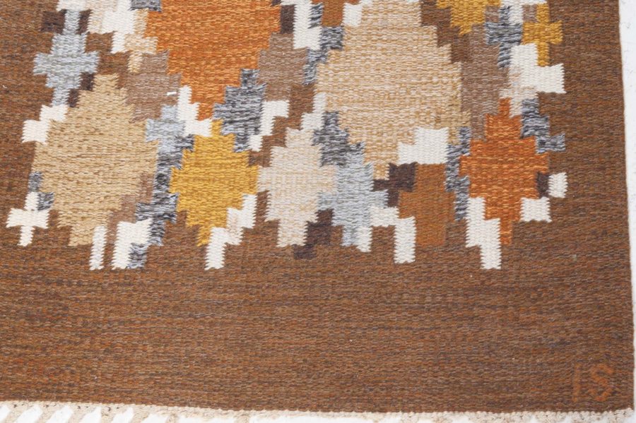 Swedish Flat Woven Runner by Ingegerd Silow BB8321