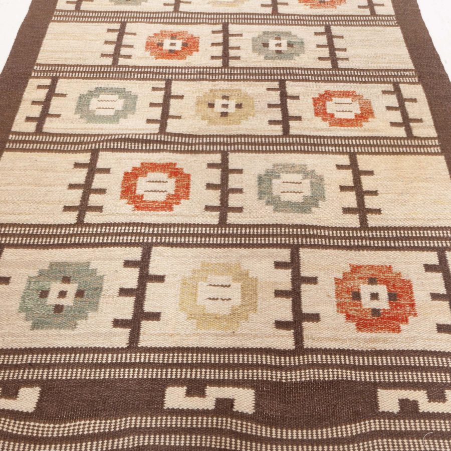 Swedish Flat Woven Rug BB8327