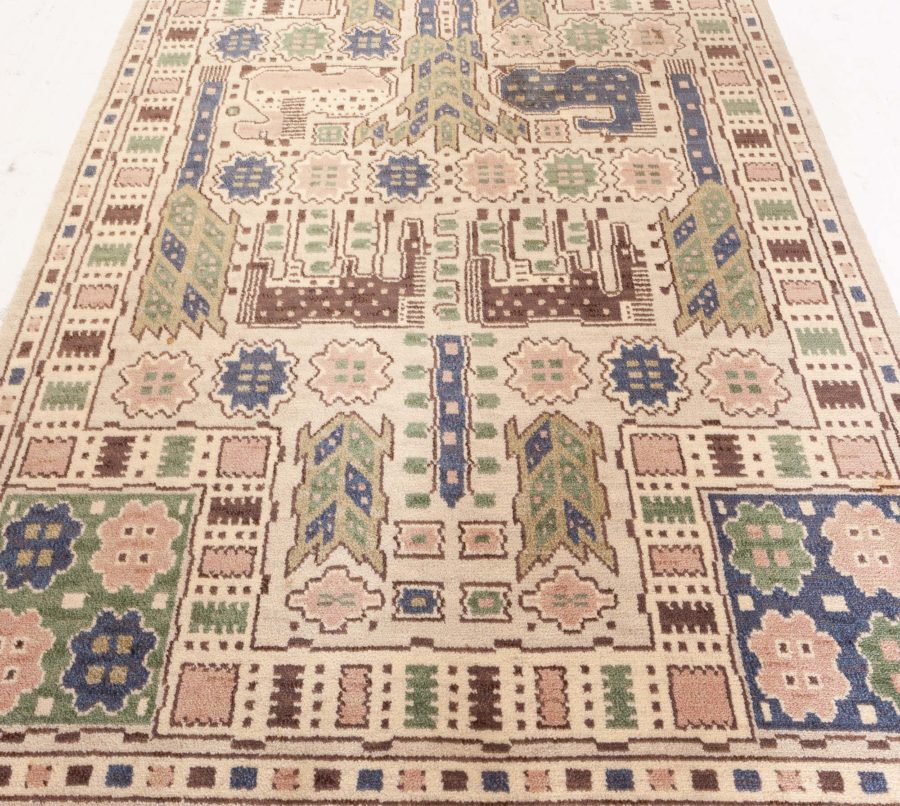 Swedish Pile Rug by Marta Maas Fjetterstrom (Hasthagen Flossa) BB8329