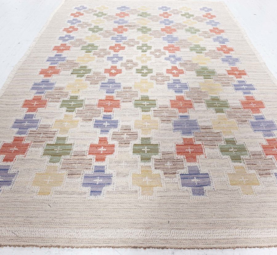 Swedish High and Low Rug by Sodra Kalmar Lans Hemslojd BB8333