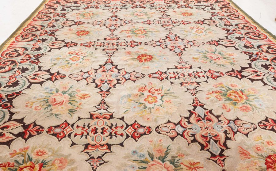 Bessarabian Half Pile Inspired Rug N12643