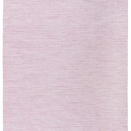 Contemporary Flatweave Striped Soft White And Dusty Pink Wool Rug “Rosemaille” N12632