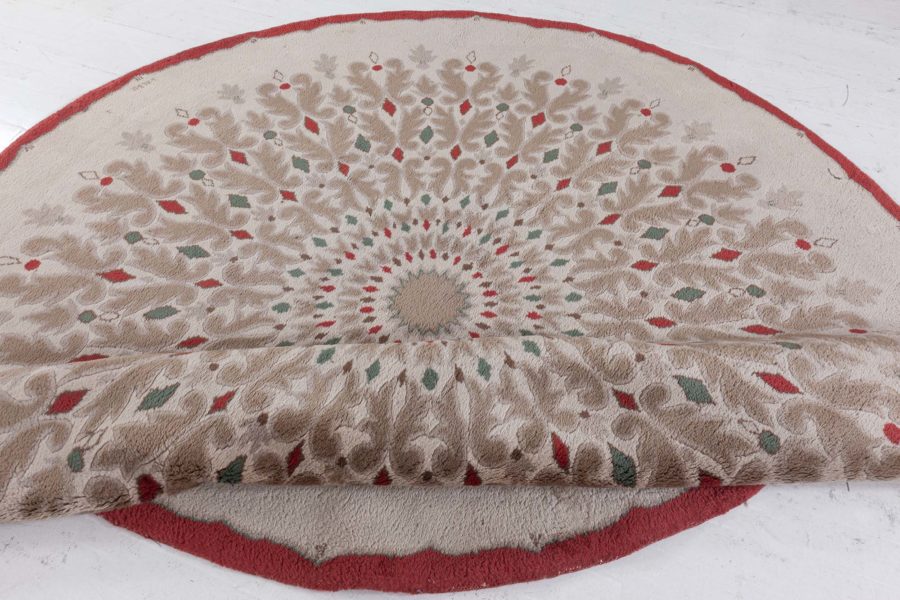 French Deco Round Rug by Paule Leleu BB8342