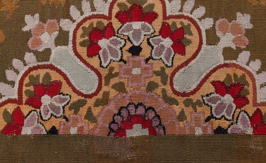 French Aubusson Rug (Size Adjusted) BB8344