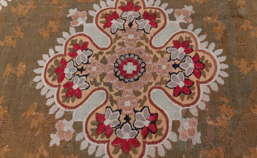 French Aubusson Rug (Size Adjusted) BB8344
