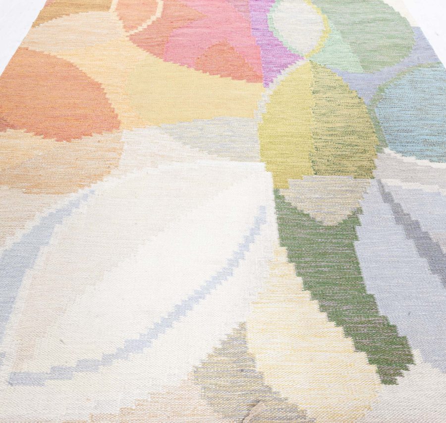 Swedish Flat Woven Rug by Ingegerd Silow BB8352