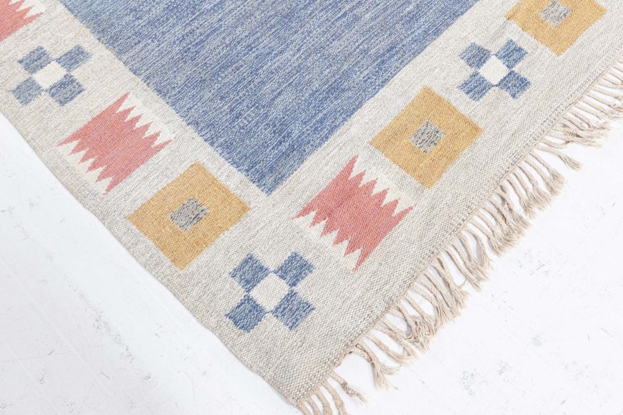 Swedish Flat Woven Rug by Bitte Ahlgren BB8353