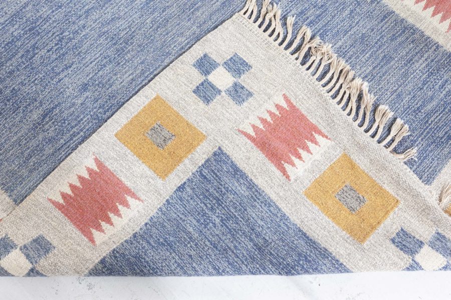 Swedish Flat Woven Rug by Bitte Ahlgren BB8353