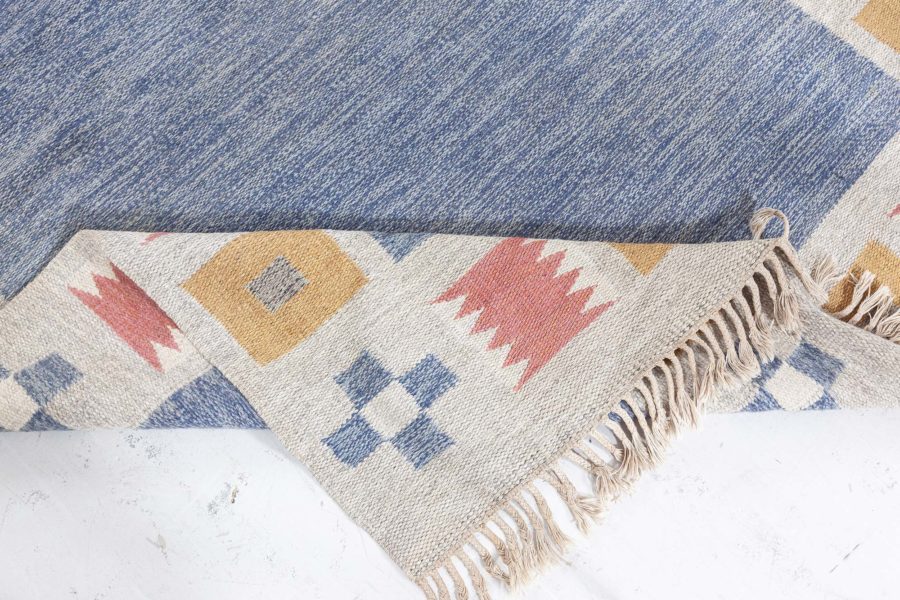 Swedish Flat Woven Rug by Bitte Ahlgren BB8353