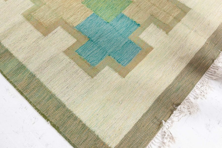 Vintage Swedish Flat Woven by Kerstin Persson BB8355