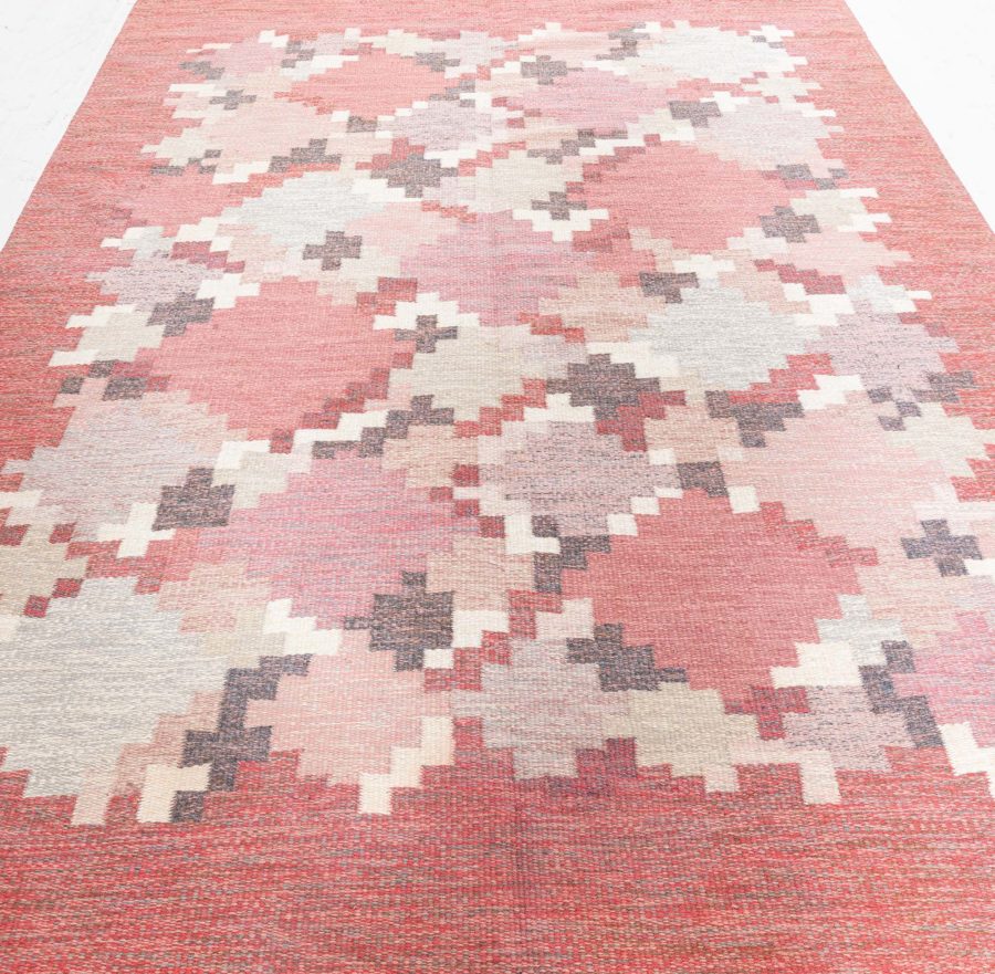 Vintage Swedish Flat Woven by Ingegerd Silow BB8356