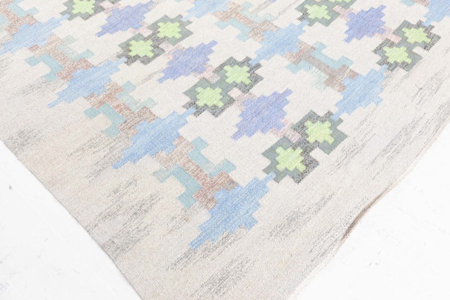 Swedish Flat Woven Rug by Judith Johansson BB8359