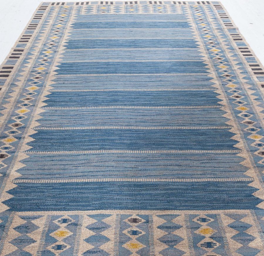 Vintage Swedish Flat Woven by Anna Greta Sjoqvist BB8363