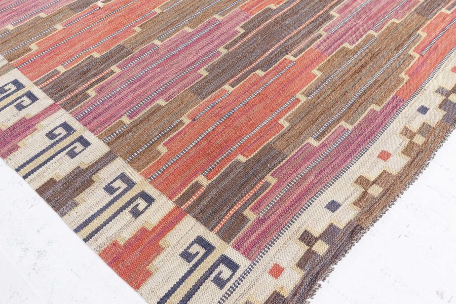 Swedish Flat Woven Rug by Marta Maas Fjetterstrom BB8365