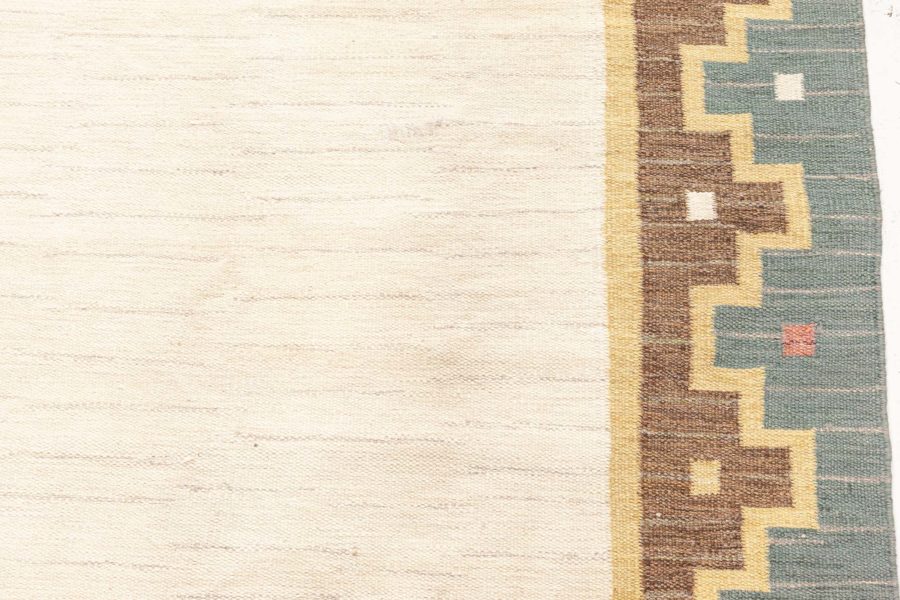 Swedish Flat Woven Signed With Initials GK BB8368