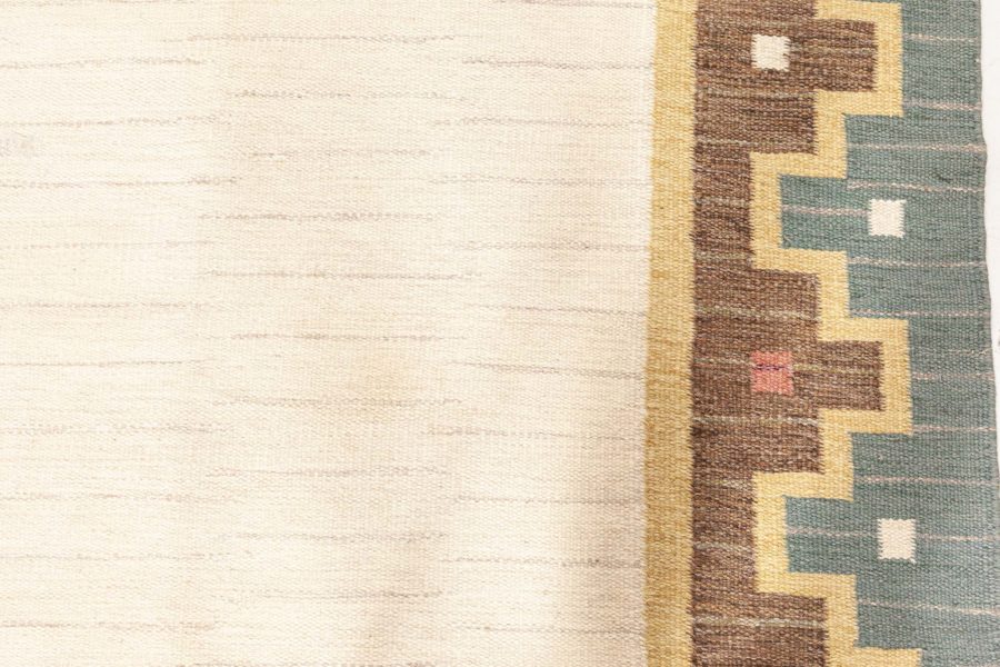 Swedish Flat Woven Signed With Initials GK BB8368