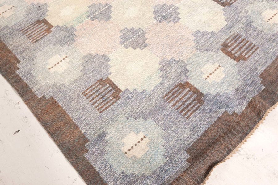 Swedish Flat Woven Rug by Ingegerd Silow BB8370