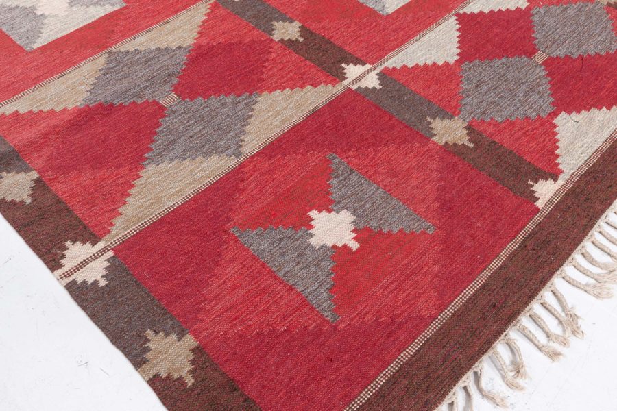 Swedish Flat Woven Rug by Rakel Carllander BB8378