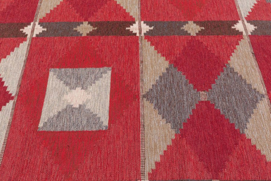 Swedish Flat Woven Rug by Rakel Carllander BB8378