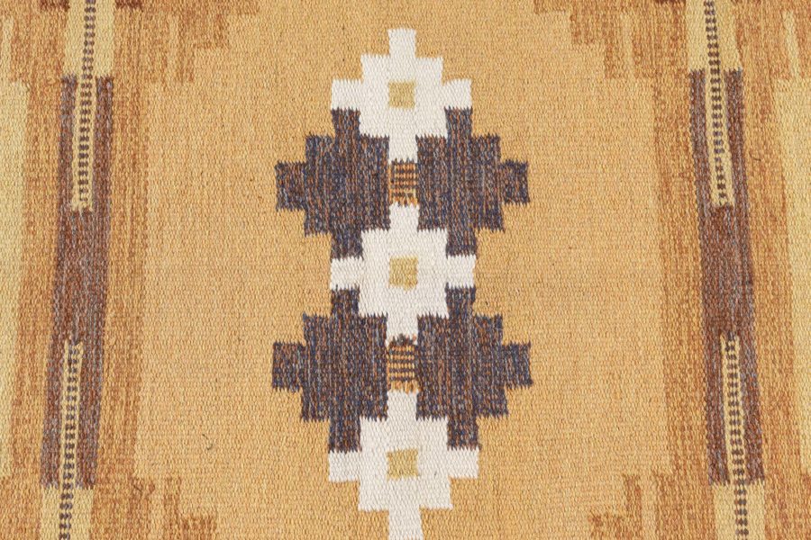 Swedish Flat Woven Rug by Ingegerd Silow BB8379