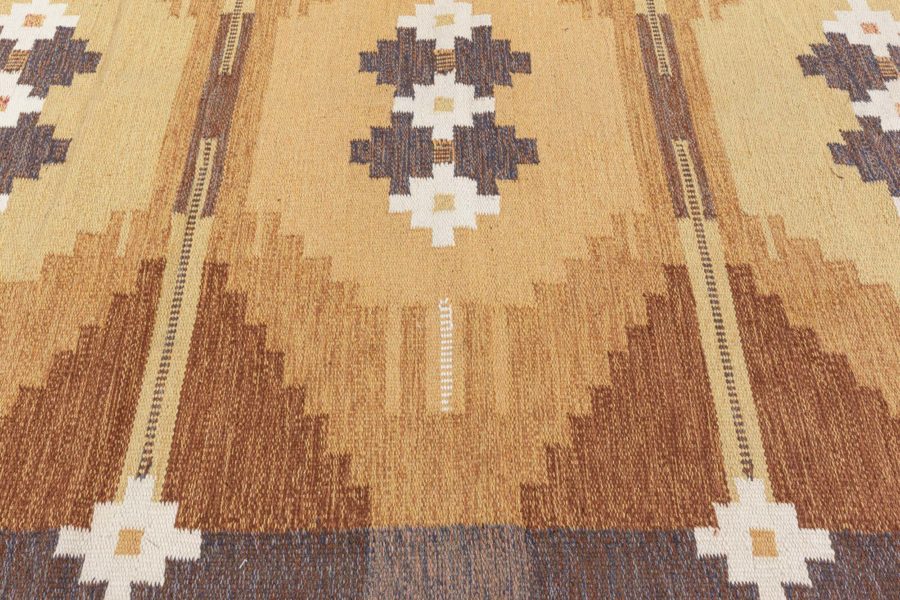 Swedish Flat Woven Rug by Ingegerd Silow BB8379