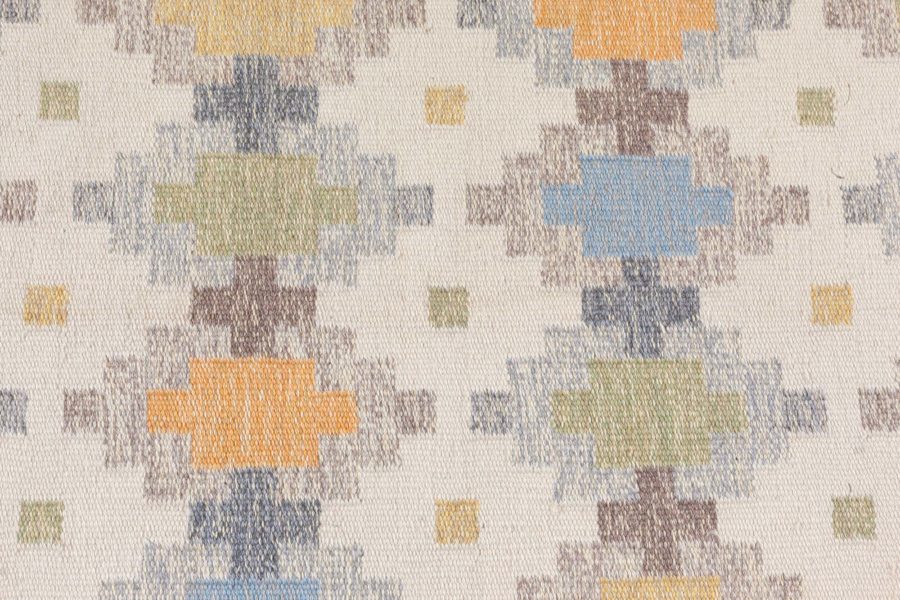 Swedish Flat Woven Rug by Erik Lundberg BB8380