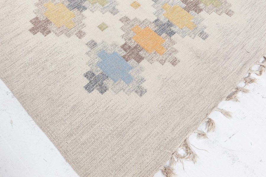 Swedish Flat Woven Rug by Erik Lundberg BB8380