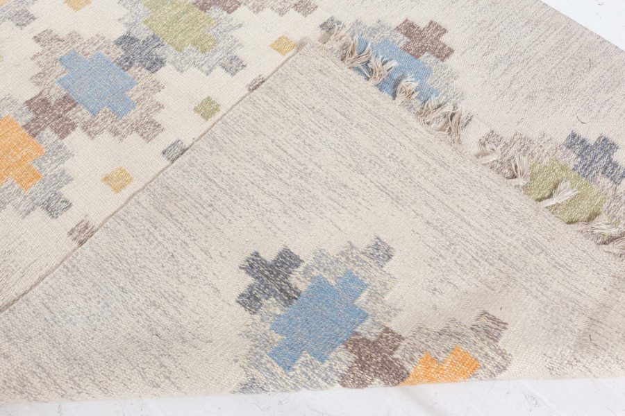 Swedish Flat Woven Rug by Erik Lundberg BB8380