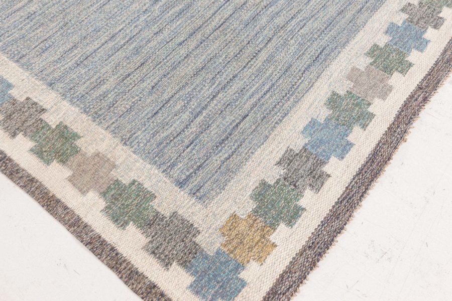 Swedish Flat Woven Rug by Ingegerd Silow BB8382