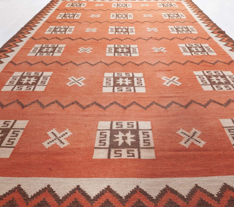 Swedish Flat Woven Rug BB8395