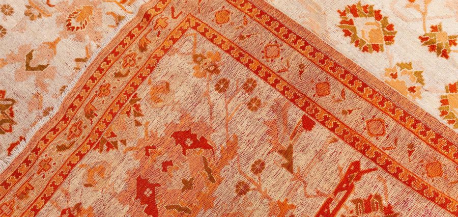 Turkish Oushak Rug BB8396