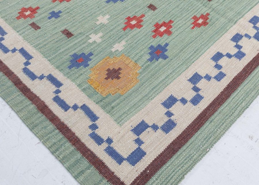 Swedish Flat Weave Rug N12651