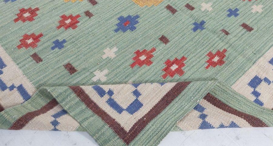 Swedish Flat Weave Rug N12651