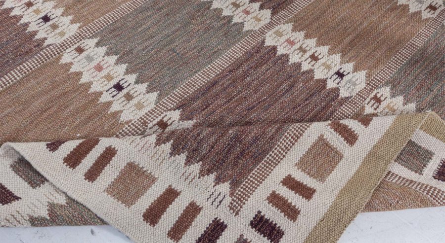 Swedish Flat Weave Rug N12652