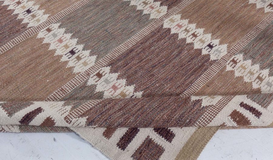 Swedish Flat Weave Rug N12652