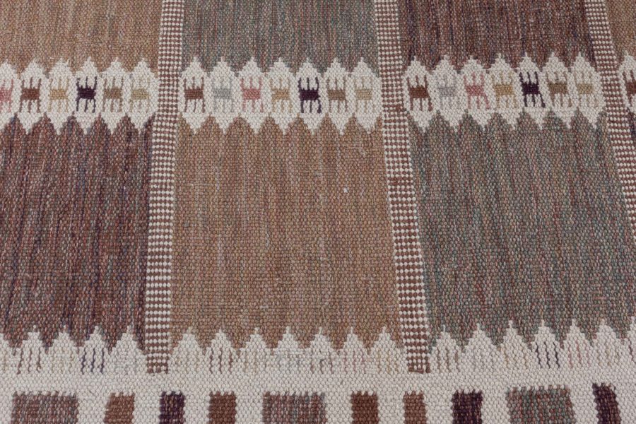 Swedish Flat Weave Rug N12652