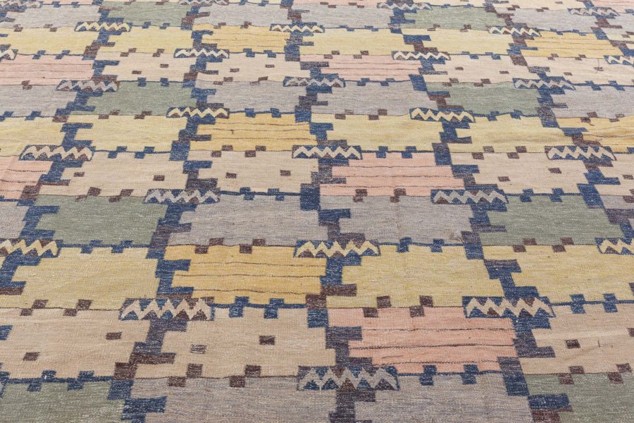 Swedish Flat Weave Rug N12676